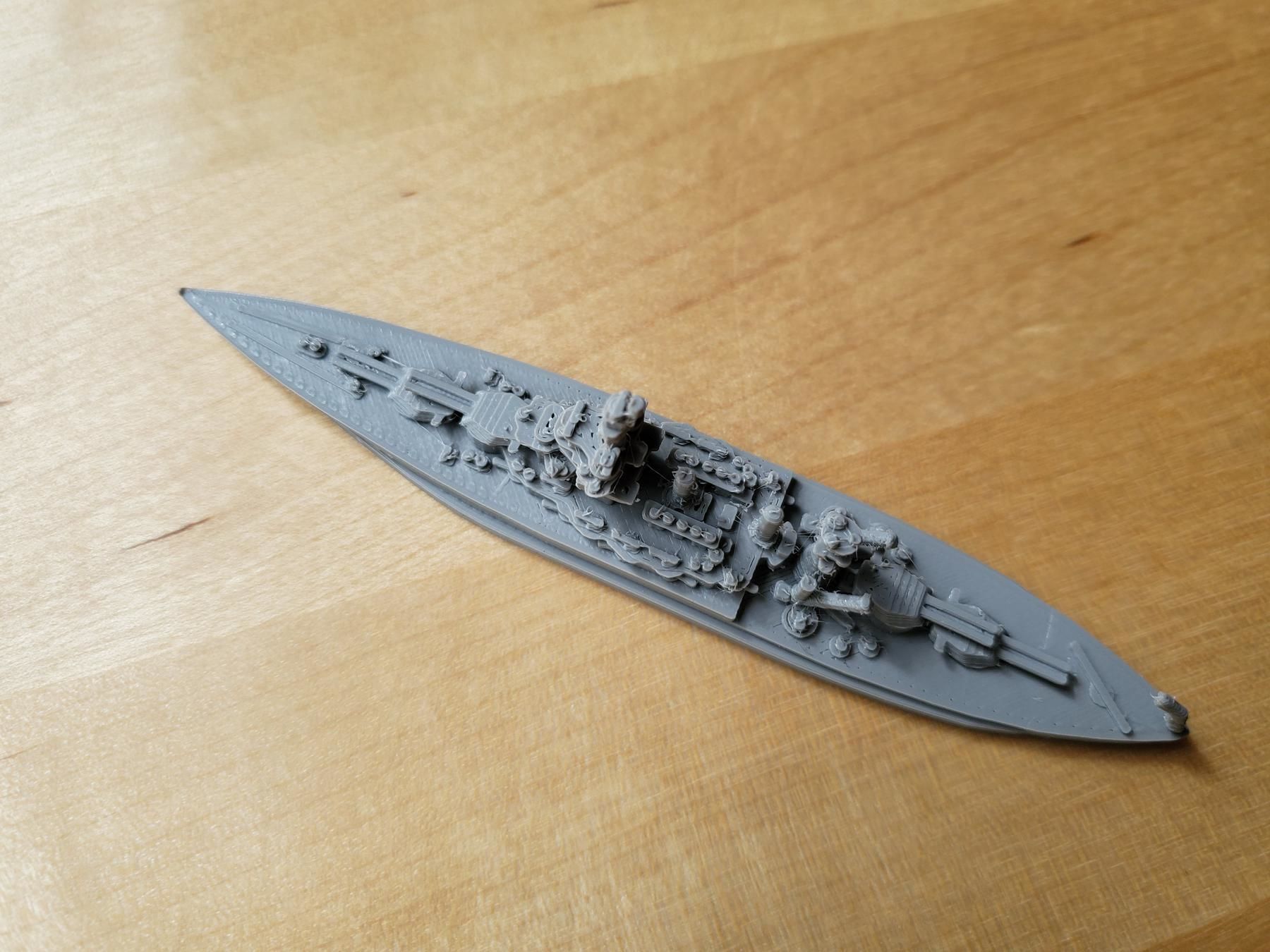 US Colorado Class Battleship 3D print model_10