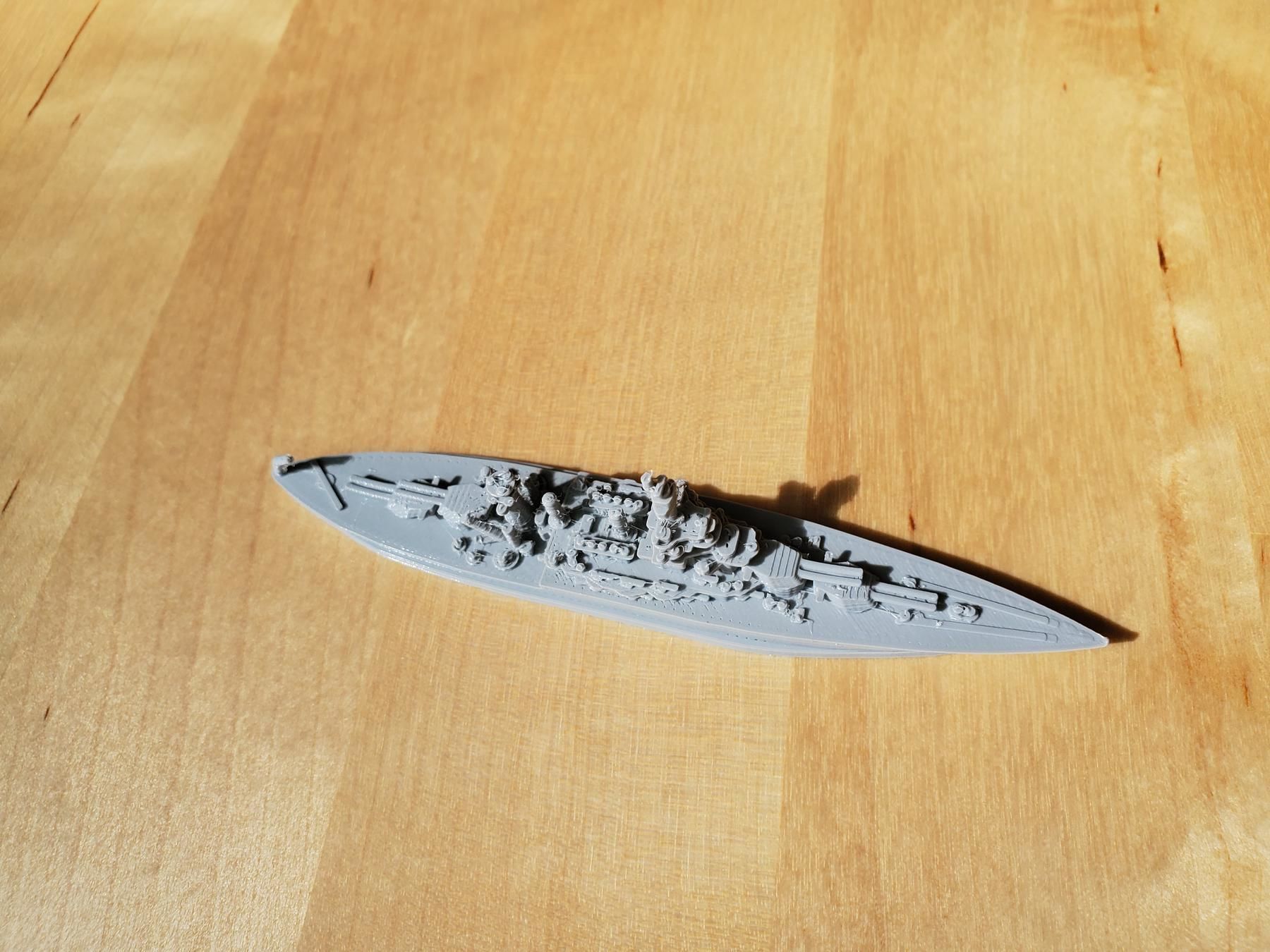 US Colorado Class Battleship 3D print model_5