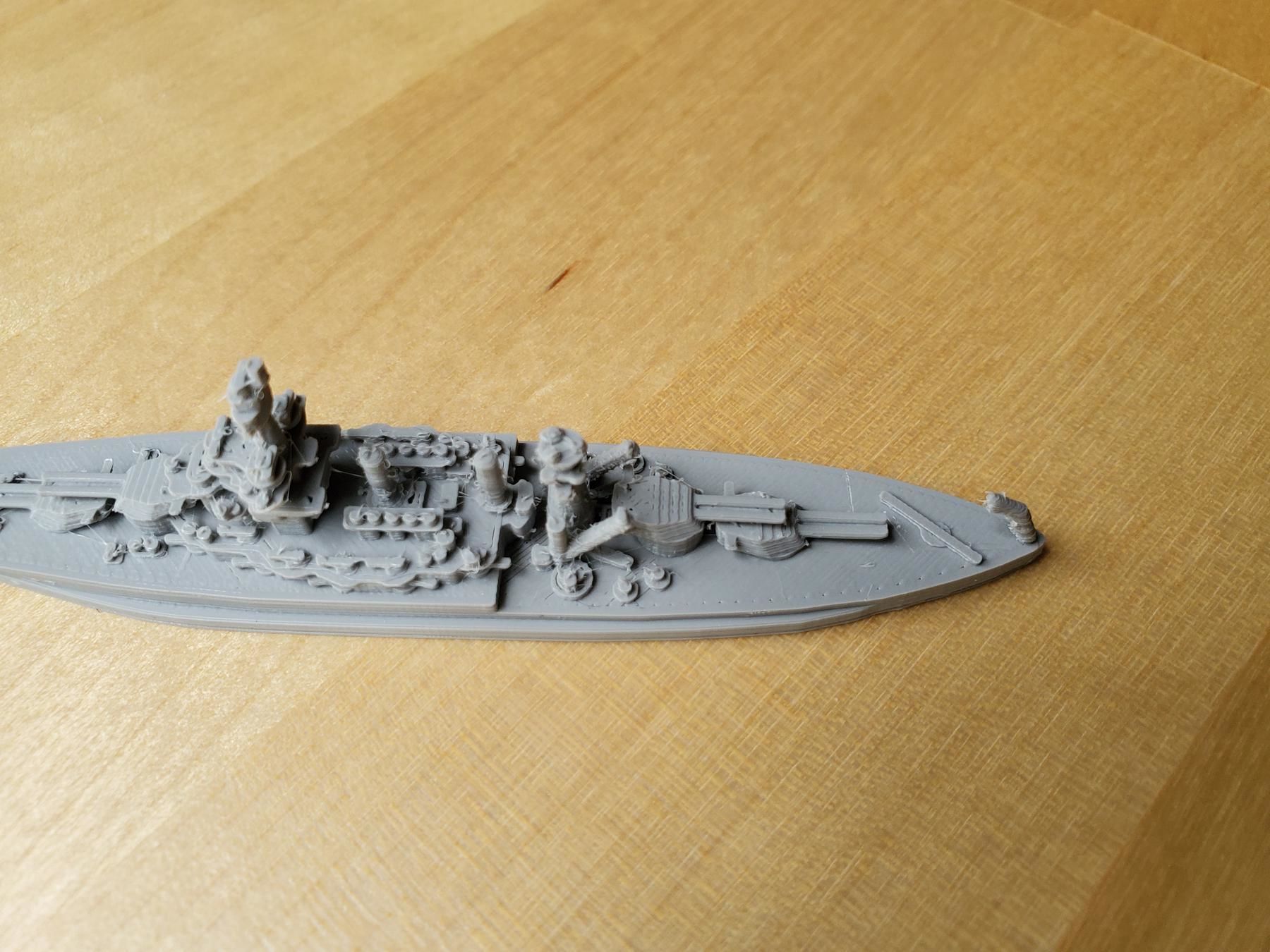 US Colorado Class Battleship 3D print model_19
