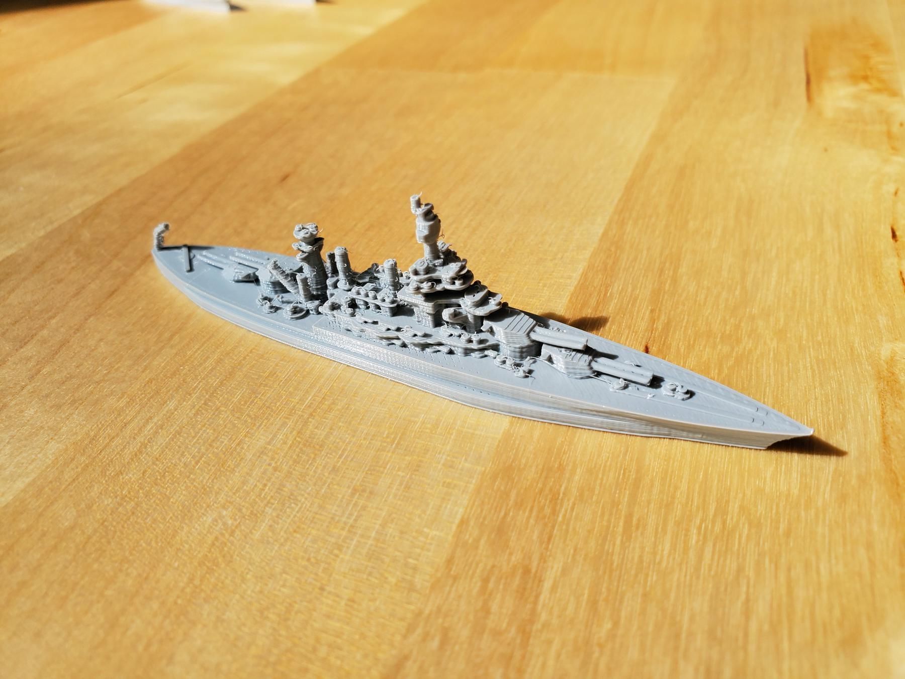 US Colorado Class Battleship 3D print model_4