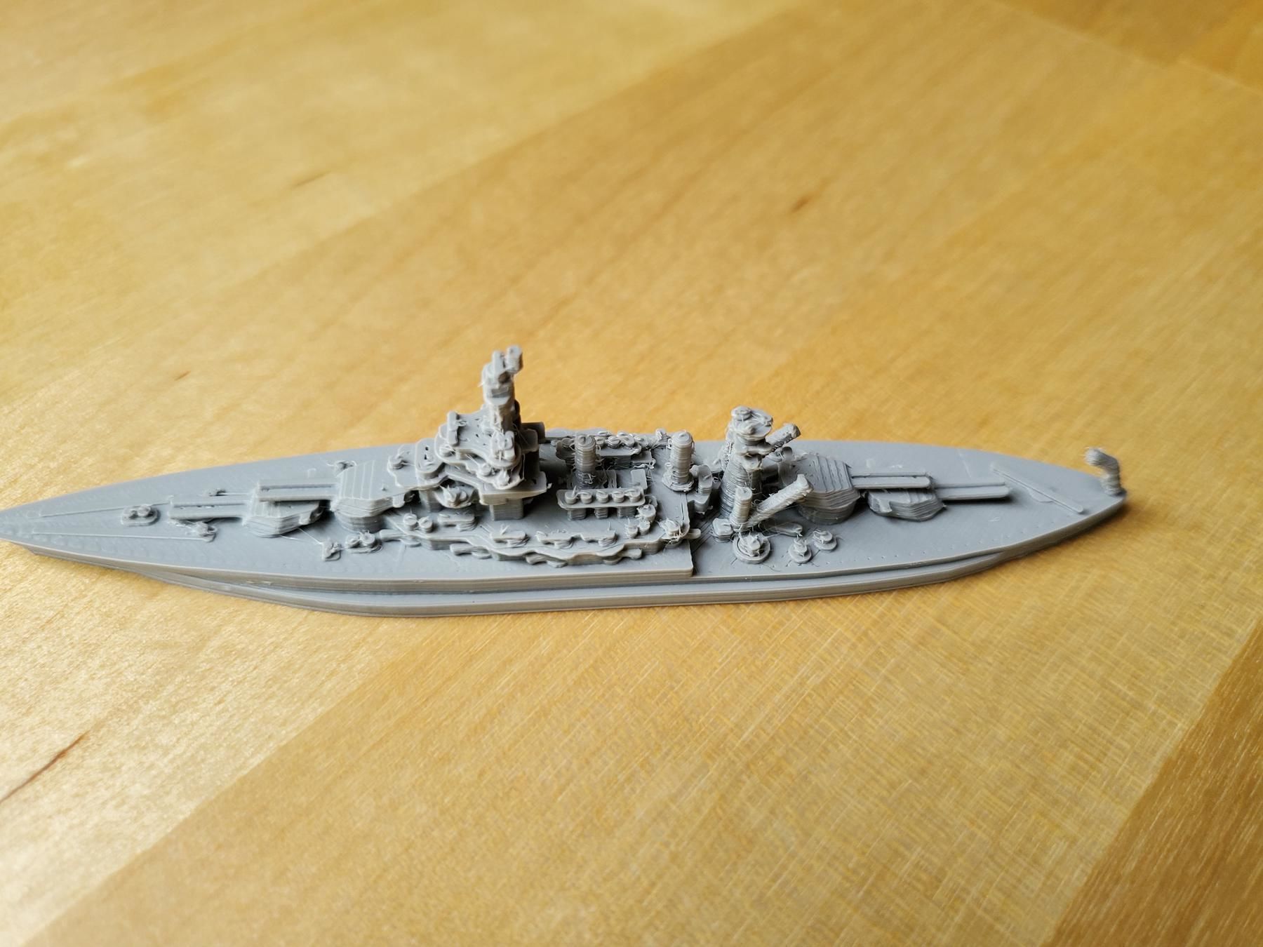 US Colorado Class Battleship 3D print model_15