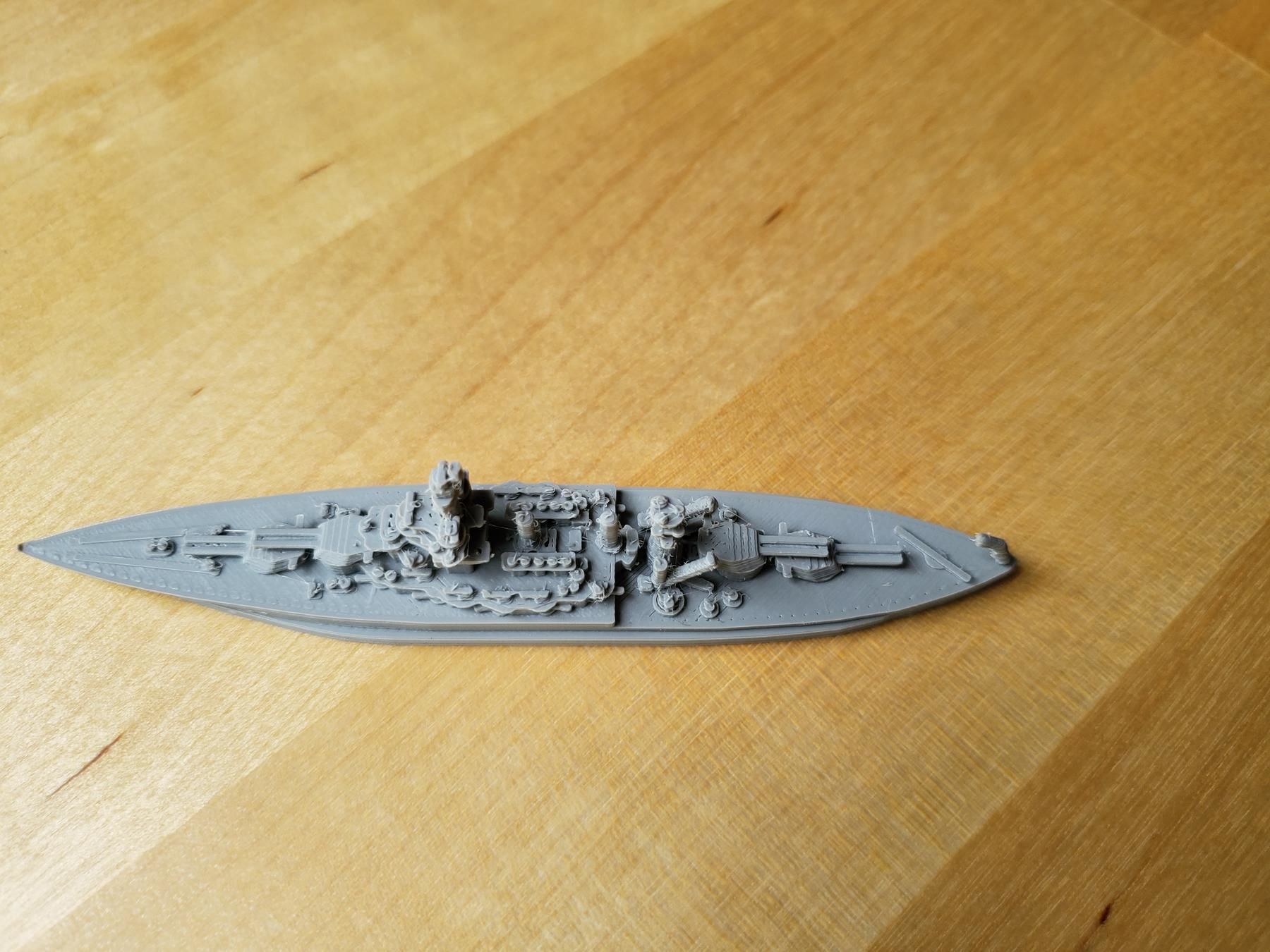US Colorado Class Battleship 3D print model_17