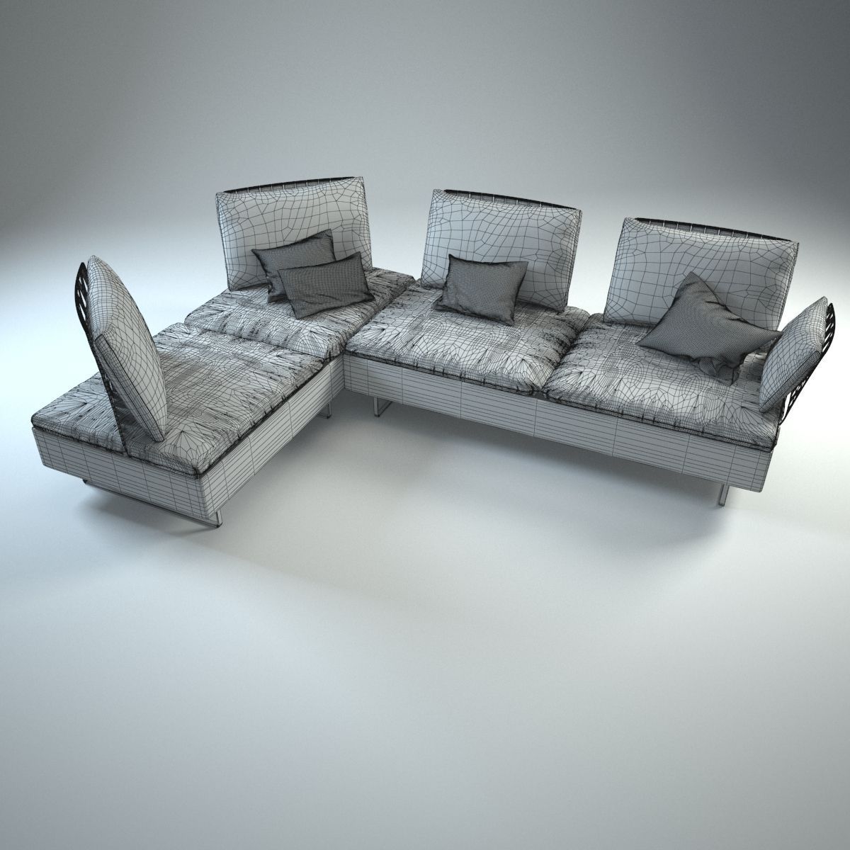 Limes Sofa 3D model_2