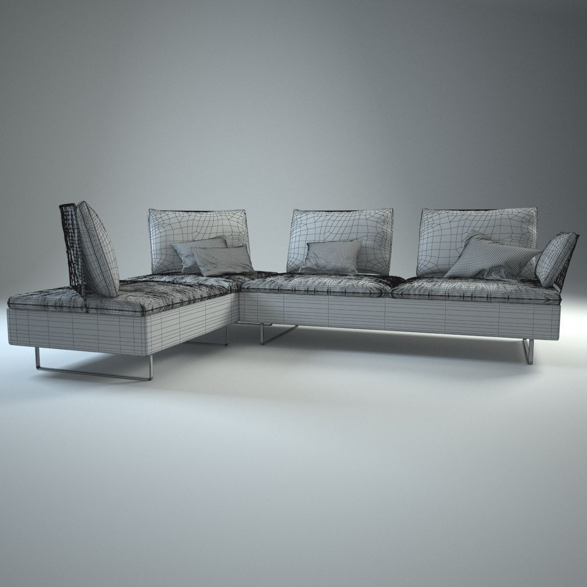 Limes Sofa 3D model_4