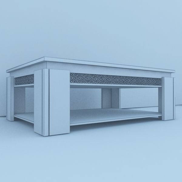 Moroccan Table 3D model_6