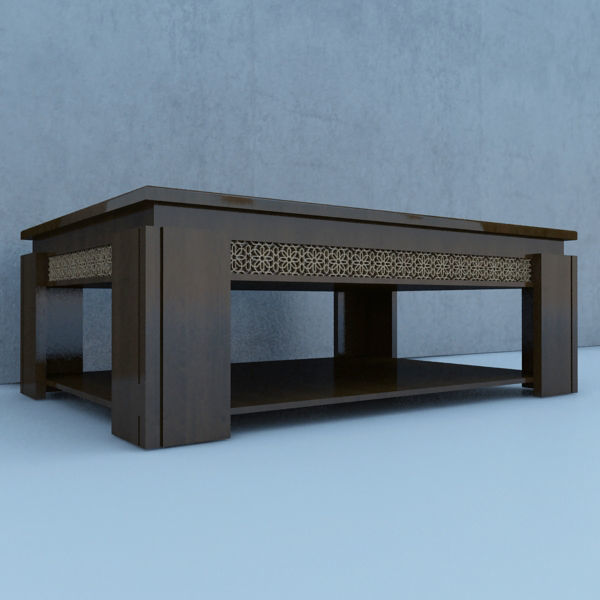 Moroccan Table 3D model_3