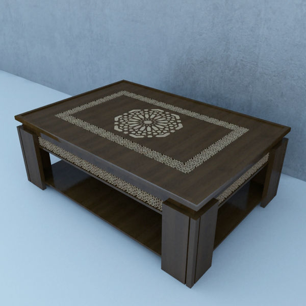 Moroccan Table 3D model_1