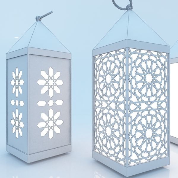 Moroccan Lantern 3D model_1