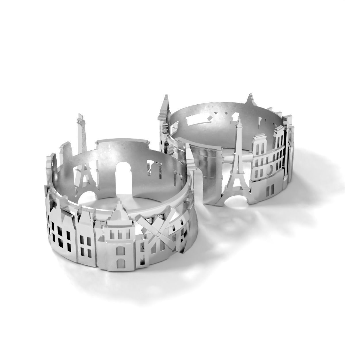 Ring Paris 3D print model_4
