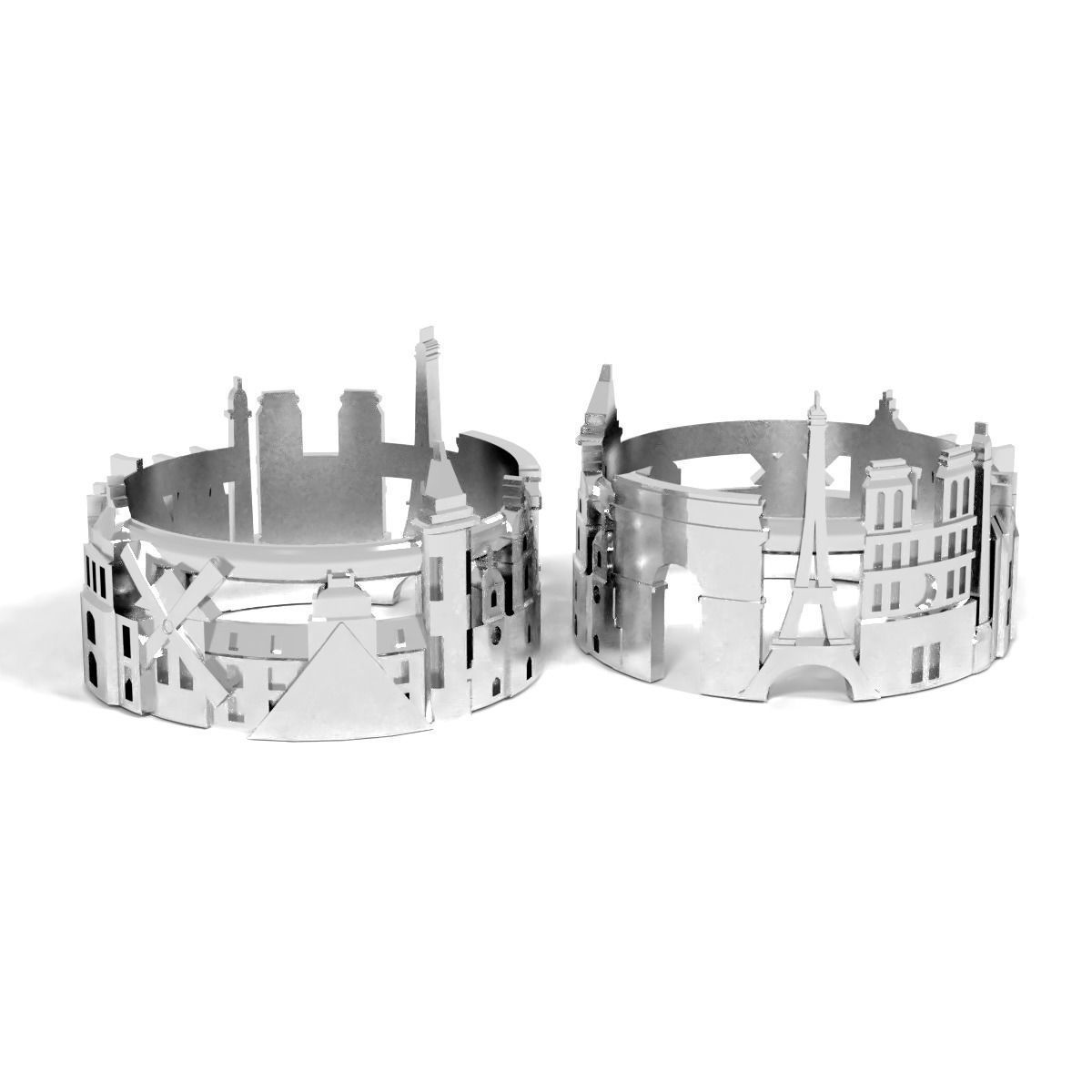 Ring Paris 3D print model_5