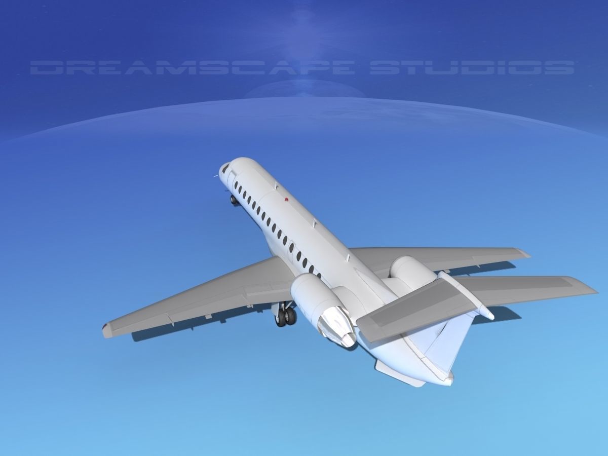 Embraer ERJ-140 Unmarked 1 3D model_7