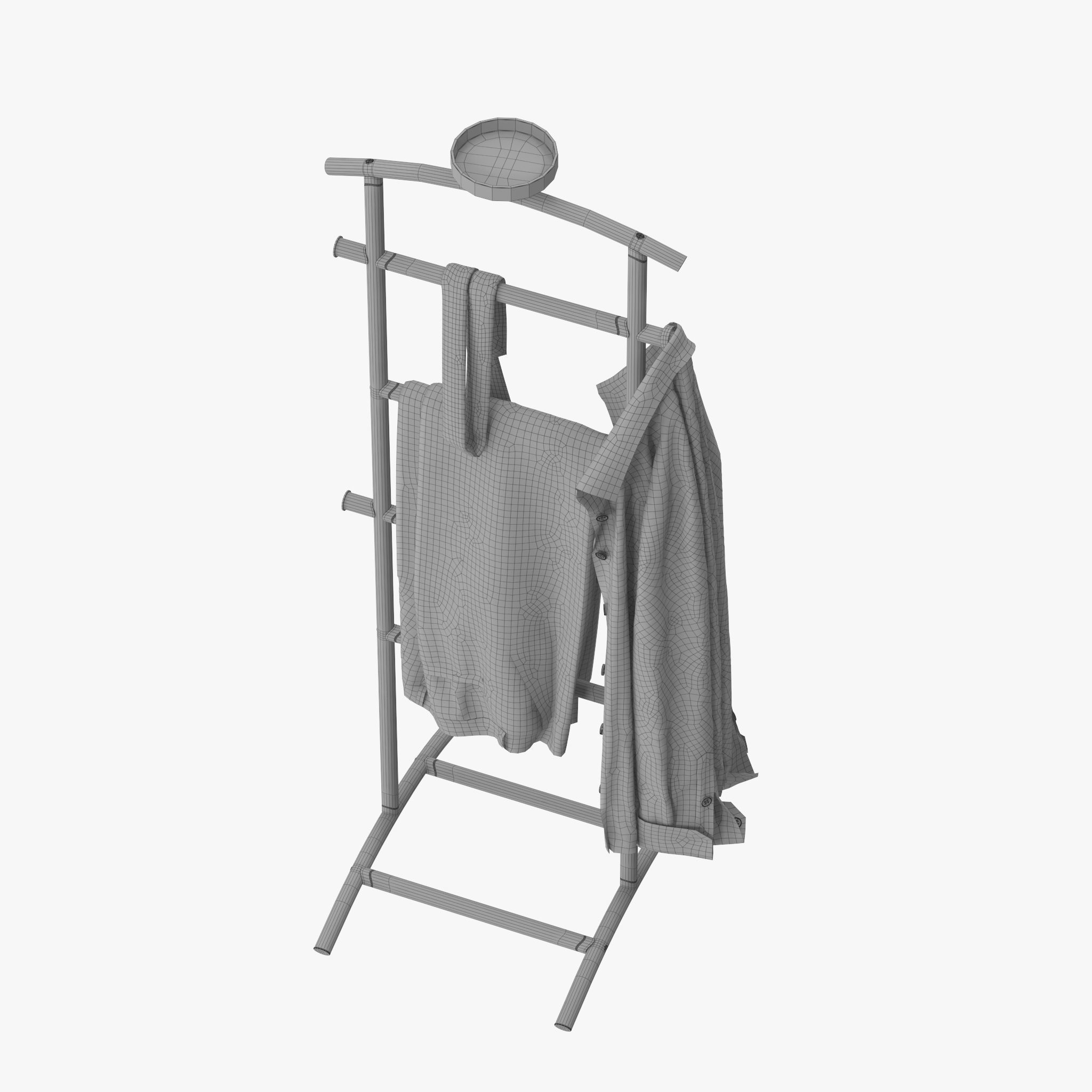 Grundtal Valet stand 3D model_9