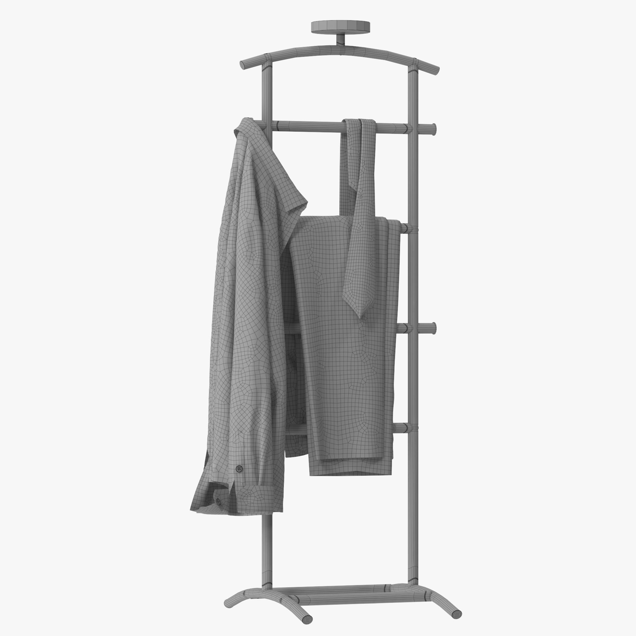 Grundtal Valet stand 3D model_11