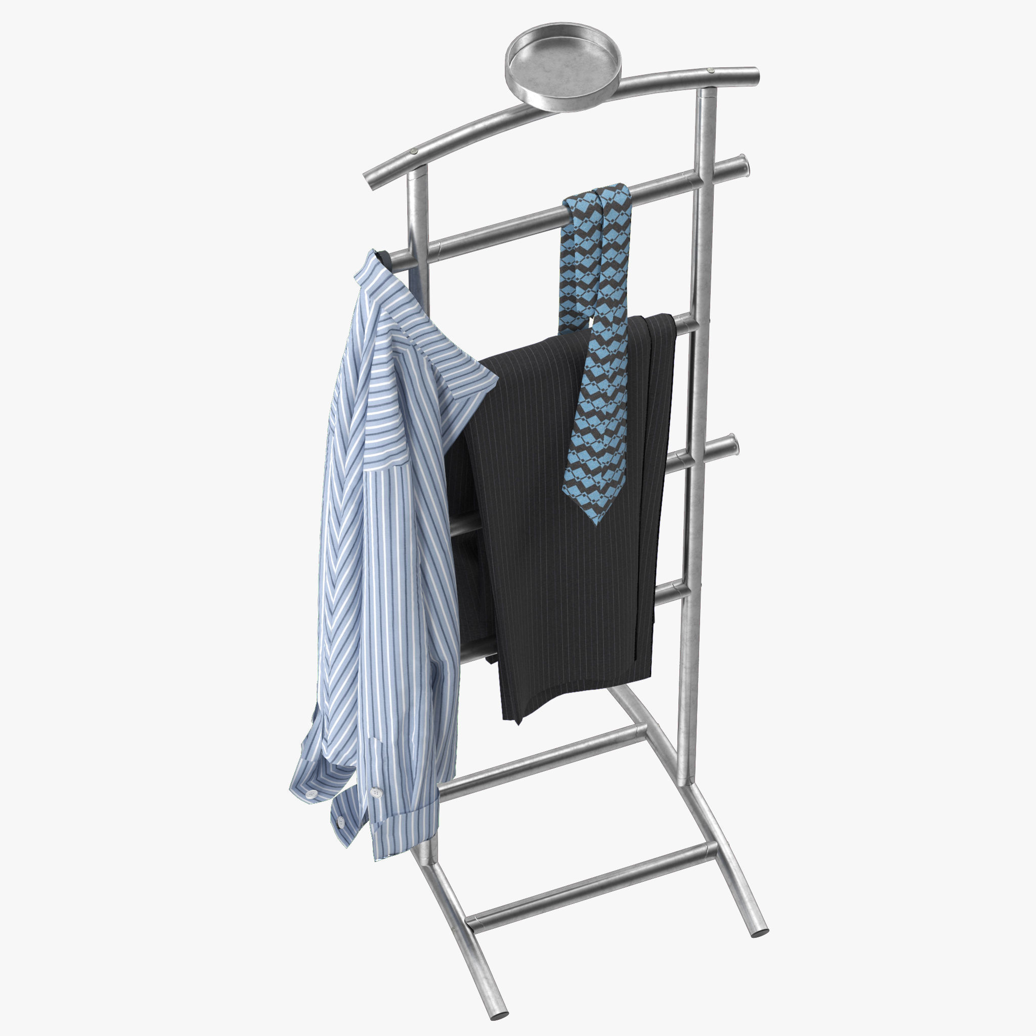 Grundtal Valet stand 3D model_2