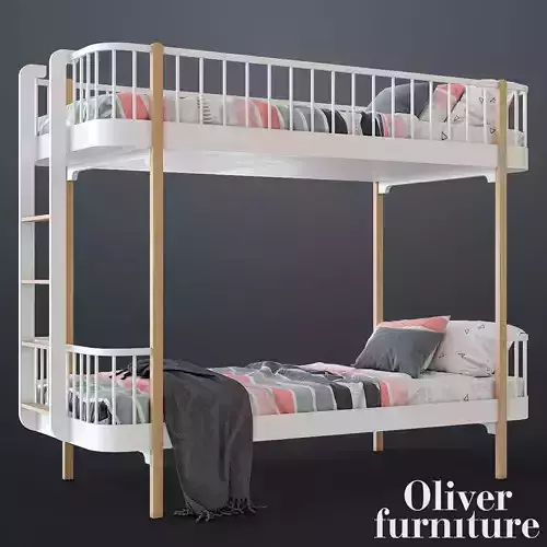 Bunk bed by Oliver furniture 3D model