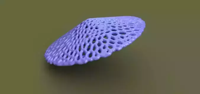 Voronoi style cone for 3D print