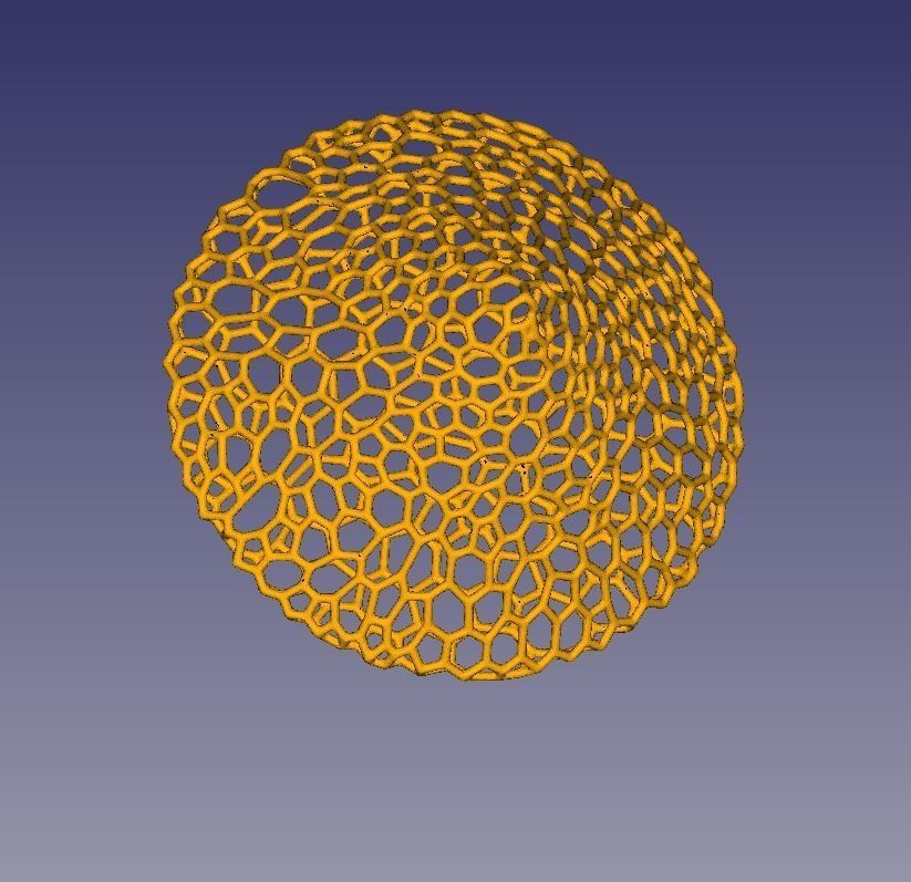 Voronoi style cone primitive for 3D printing 3D print model_2