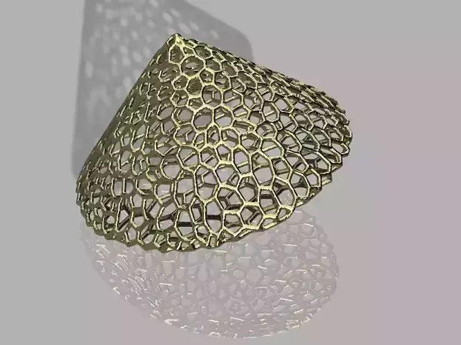 Voronoi style cone primitive for 3D printing