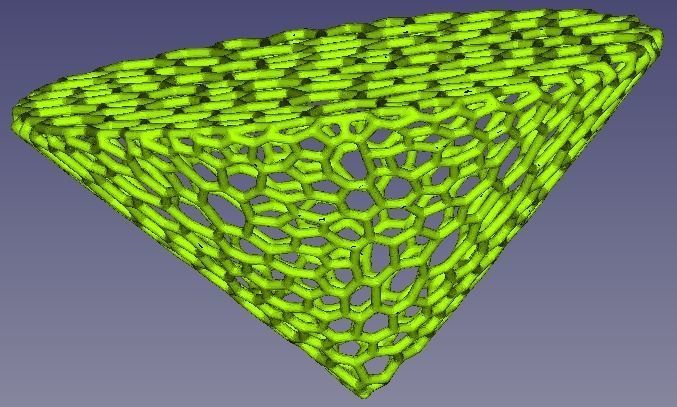 Voronoi style cone primitive for 3D printing 3D print model_3