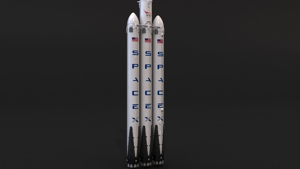 Falcon Heavy 3D model_3
