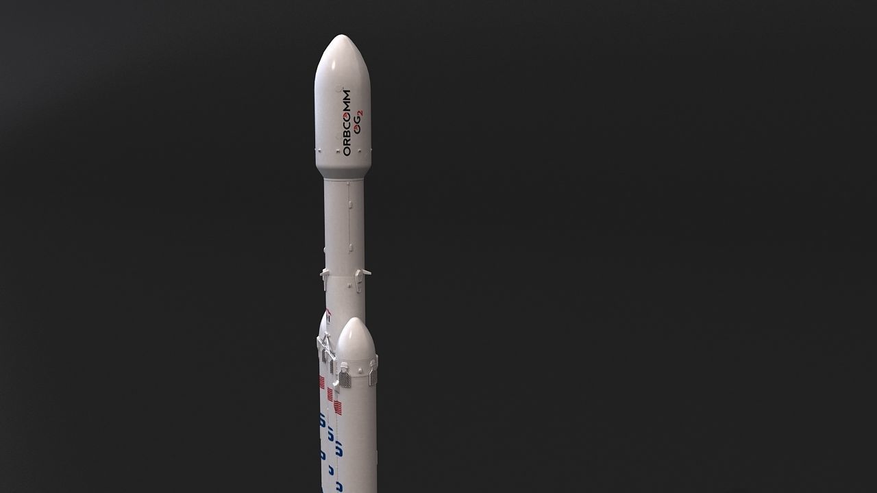 Falcon Heavy 3D model_4
