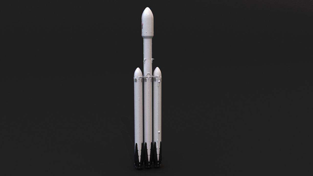 Falcon Heavy 3D model_6