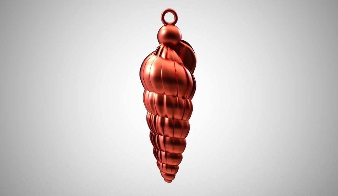 Shell Necklace 3D print model_2