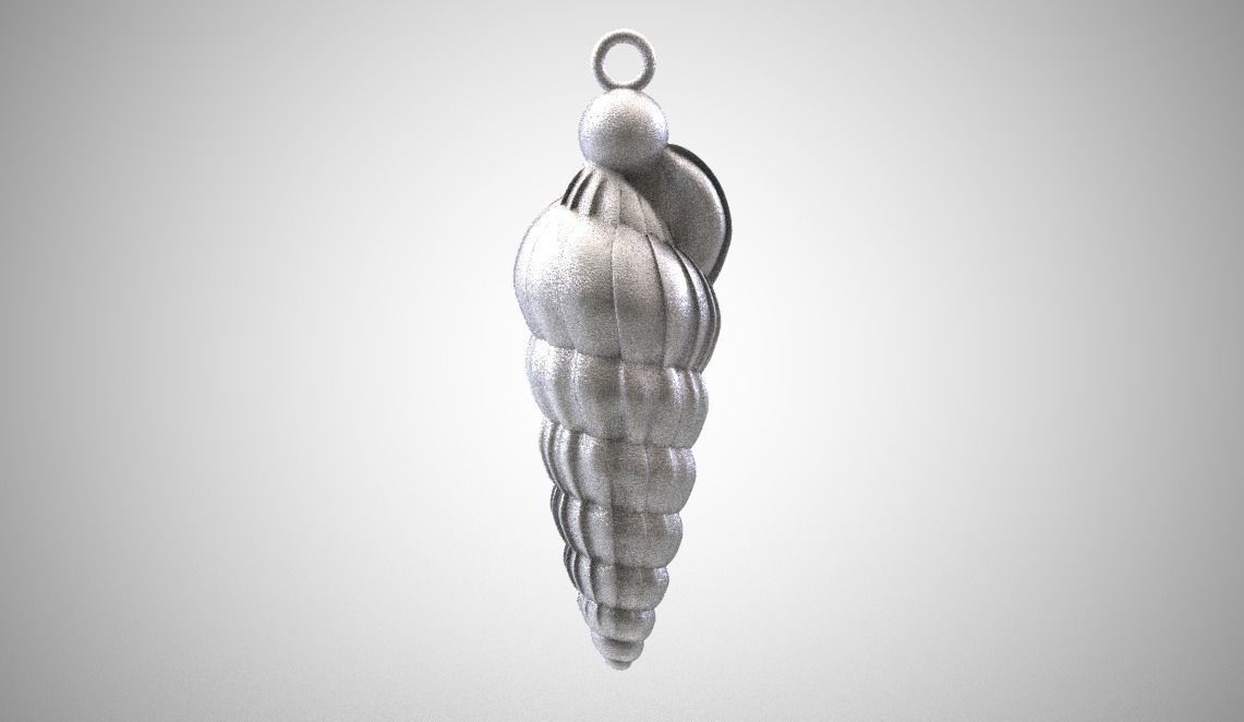 Shell Necklace 3D print model_1