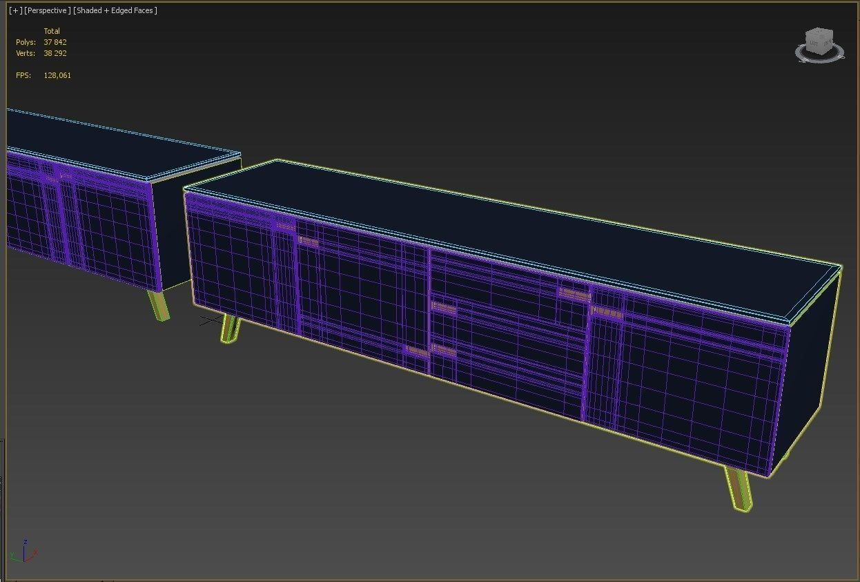 chest of drawers 3D model_7