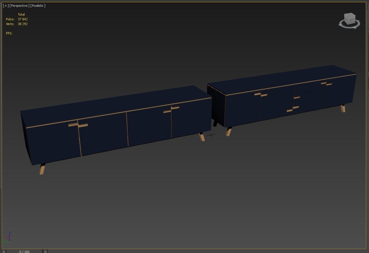 chest of drawers 3D model_3
