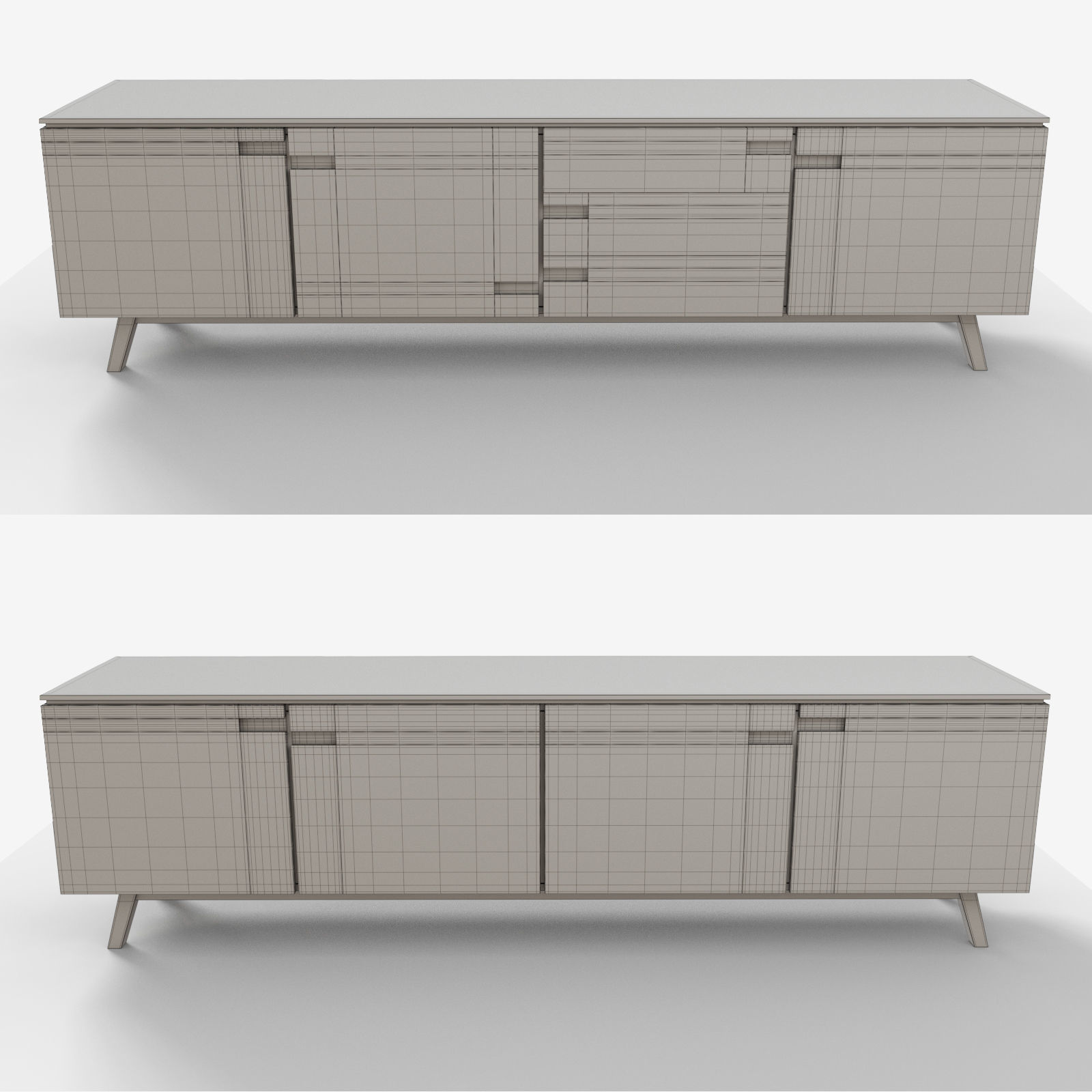 chest of drawers 3D model_2