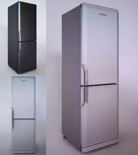 Fridge silver refrigerator