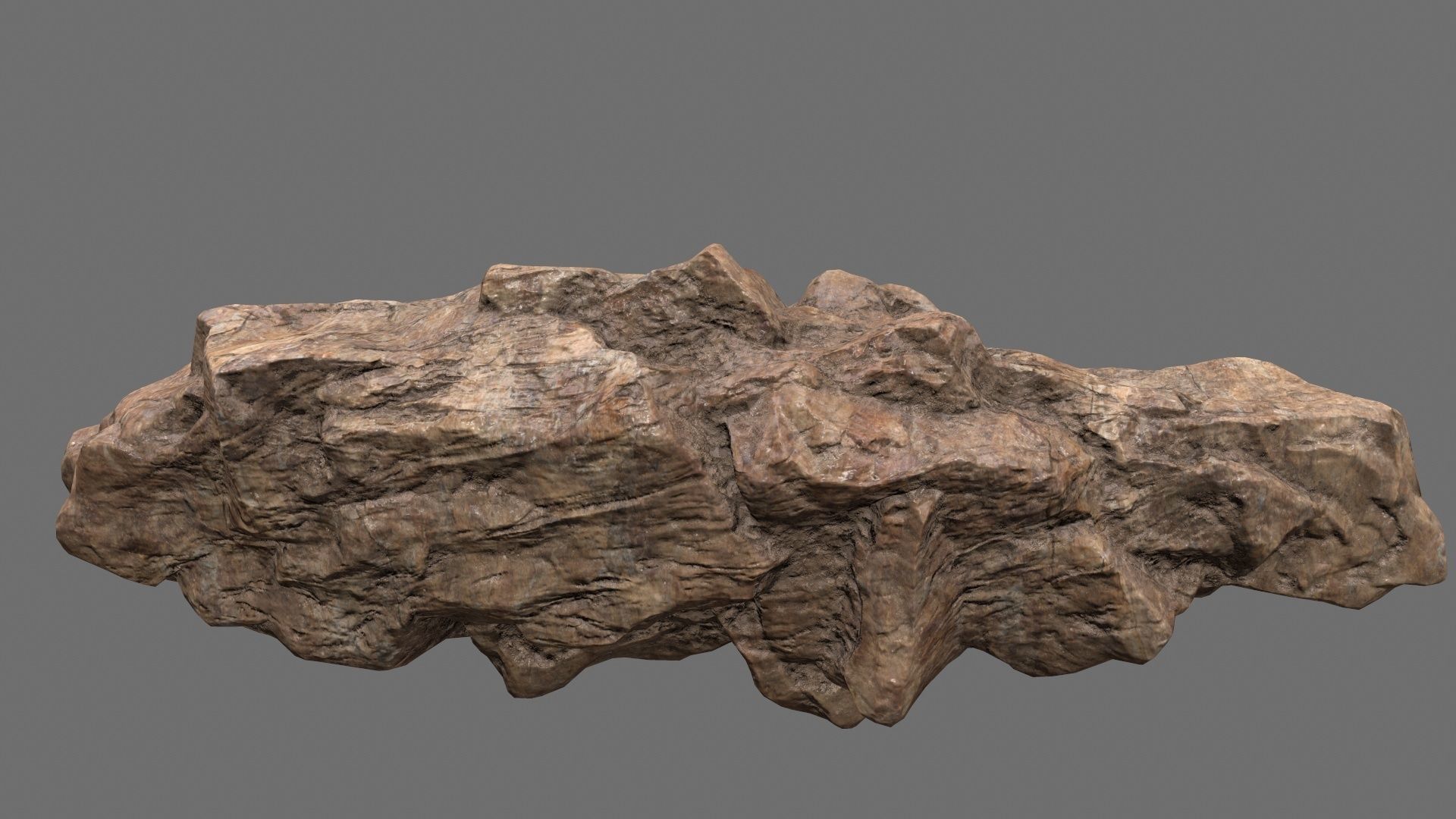 rocks set rock Low-poly 3D model_34