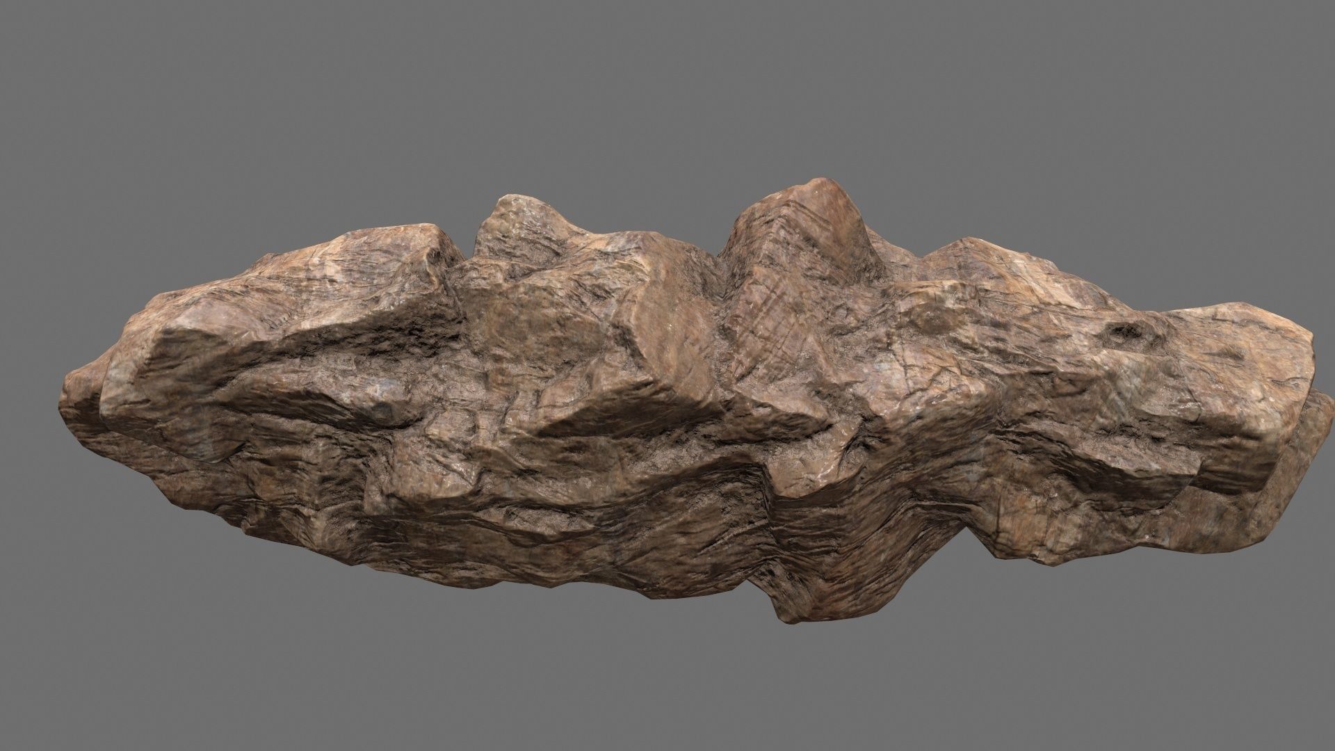 rocks set rock Low-poly 3D model_30