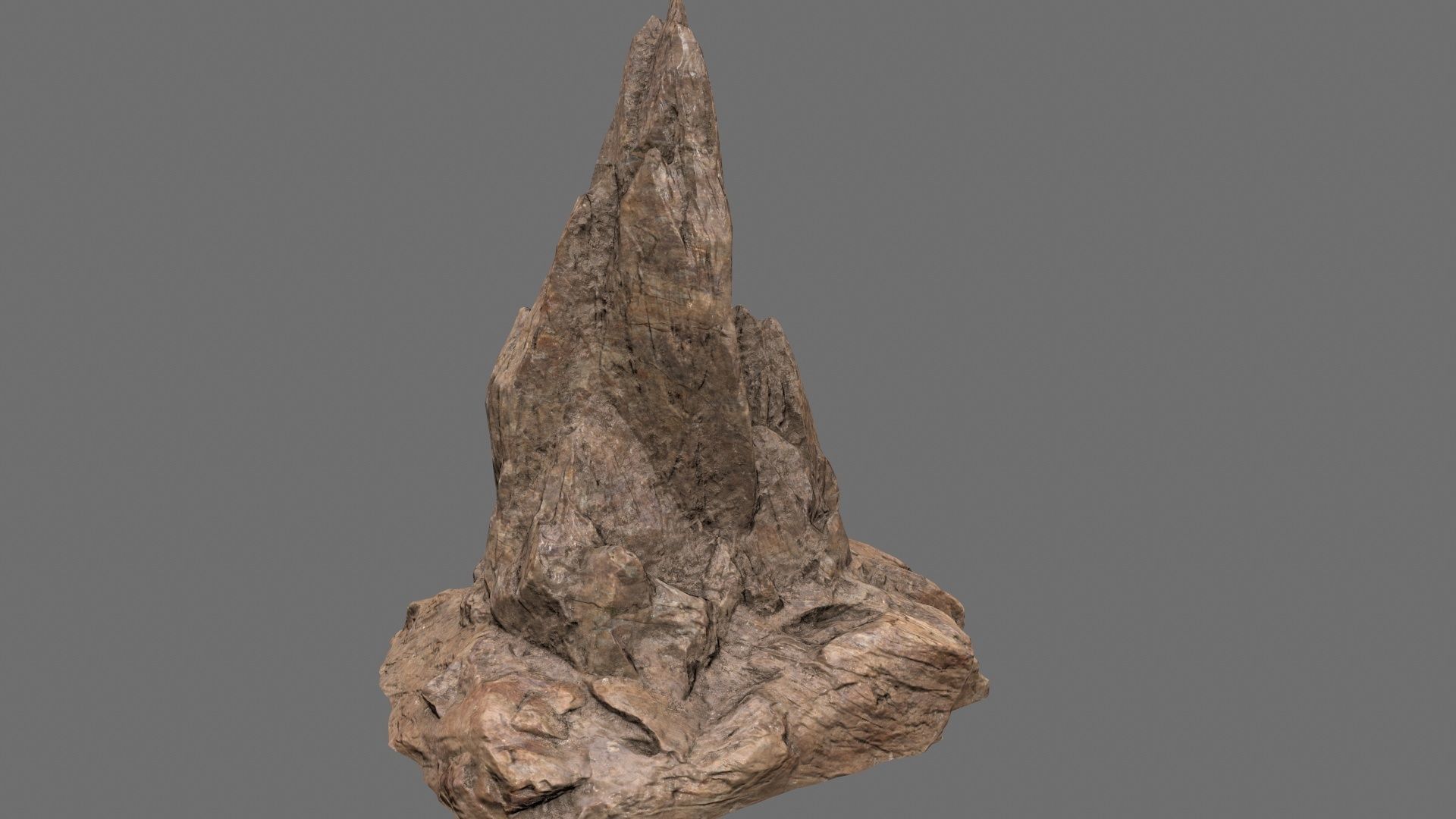 rocks set rock Low-poly 3D model_21