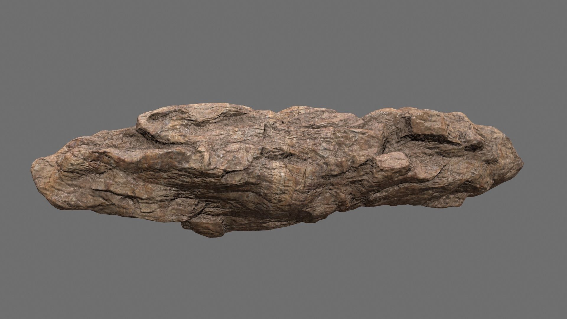 rocks set rock Low-poly 3D model_29