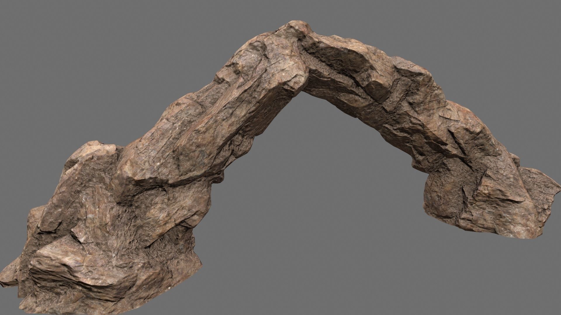 rocks set rock Low-poly 3D model_6