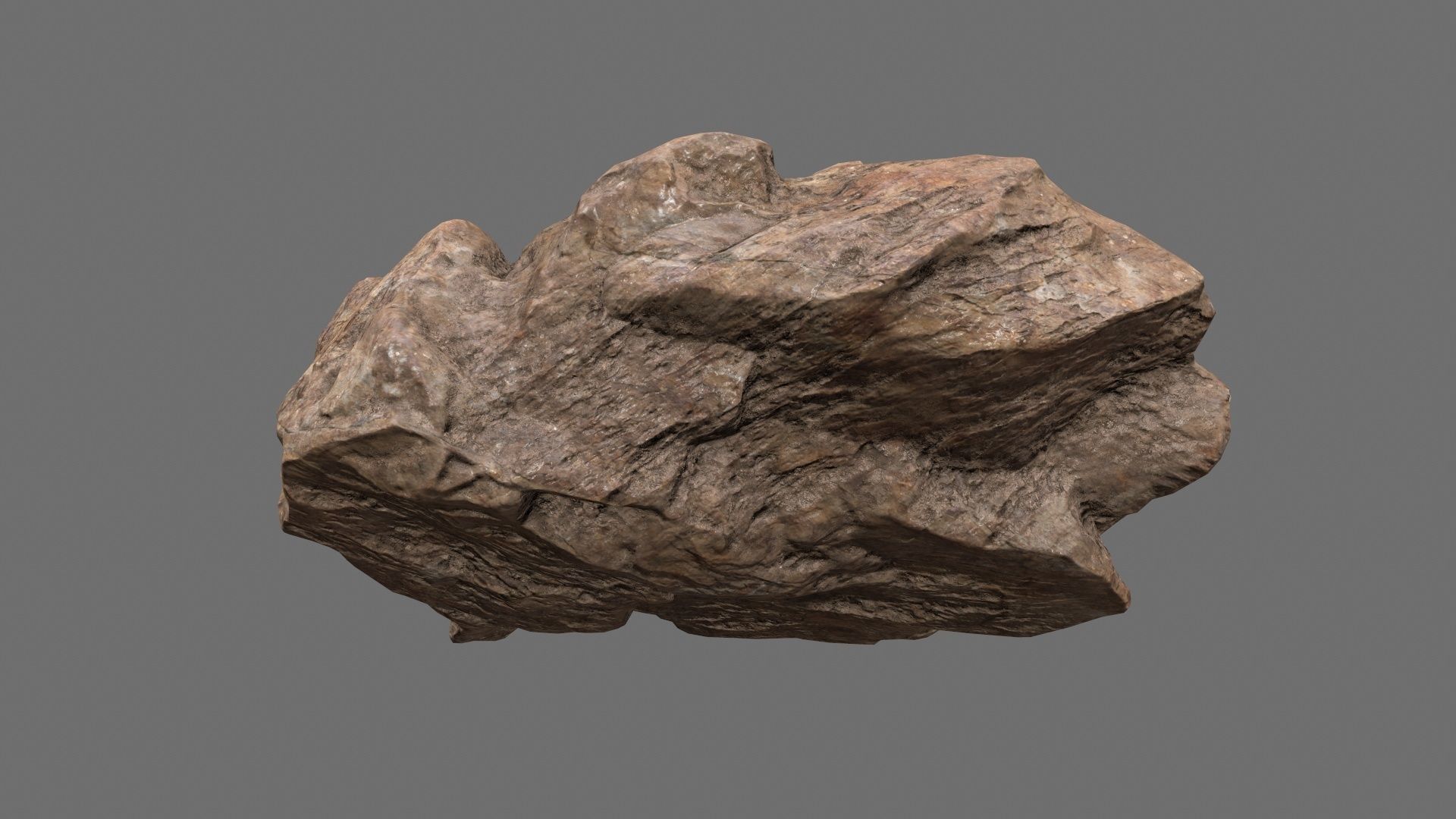 rocks set rock Low-poly 3D model_26