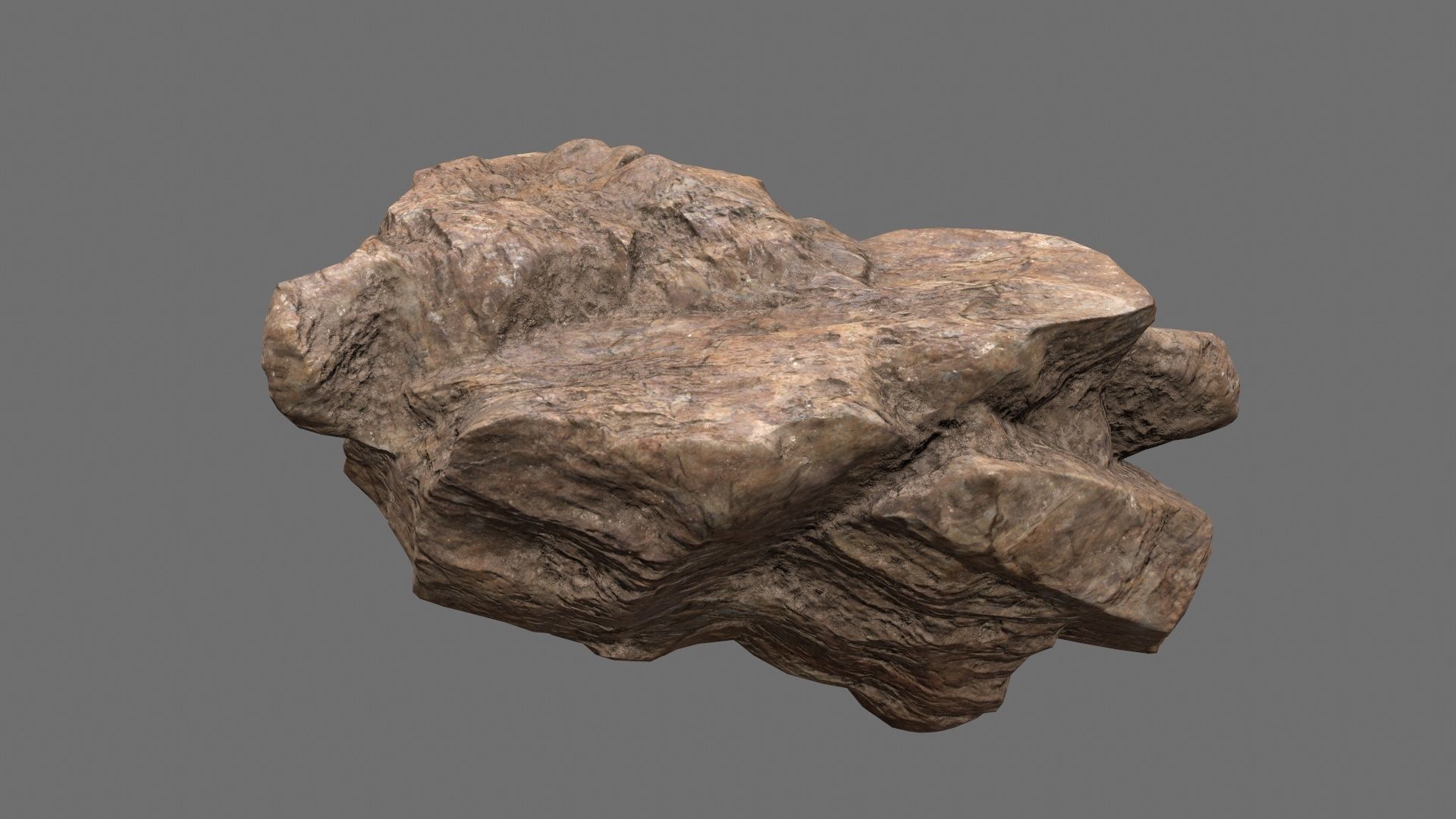 rocks set rock Low-poly 3D model_25