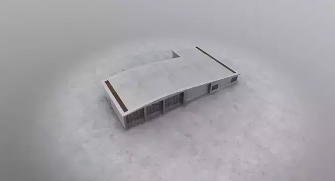 EGCC Fire Station2 Low-poly 3D model