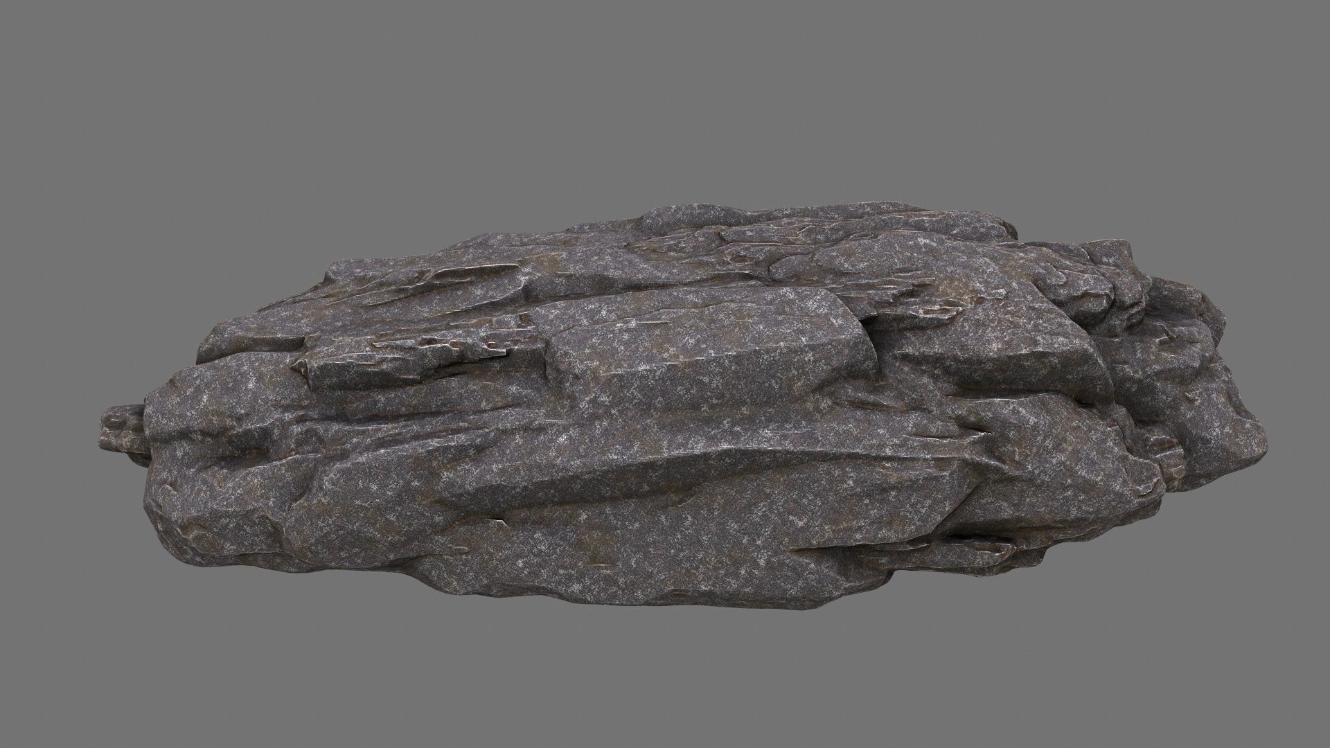 rocks set 4 stone sculpture Low-poly 3D model_24