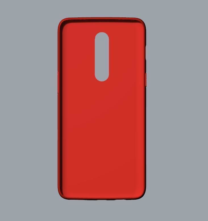 Oneplus 6 RED case design 3D model 3D print model_5