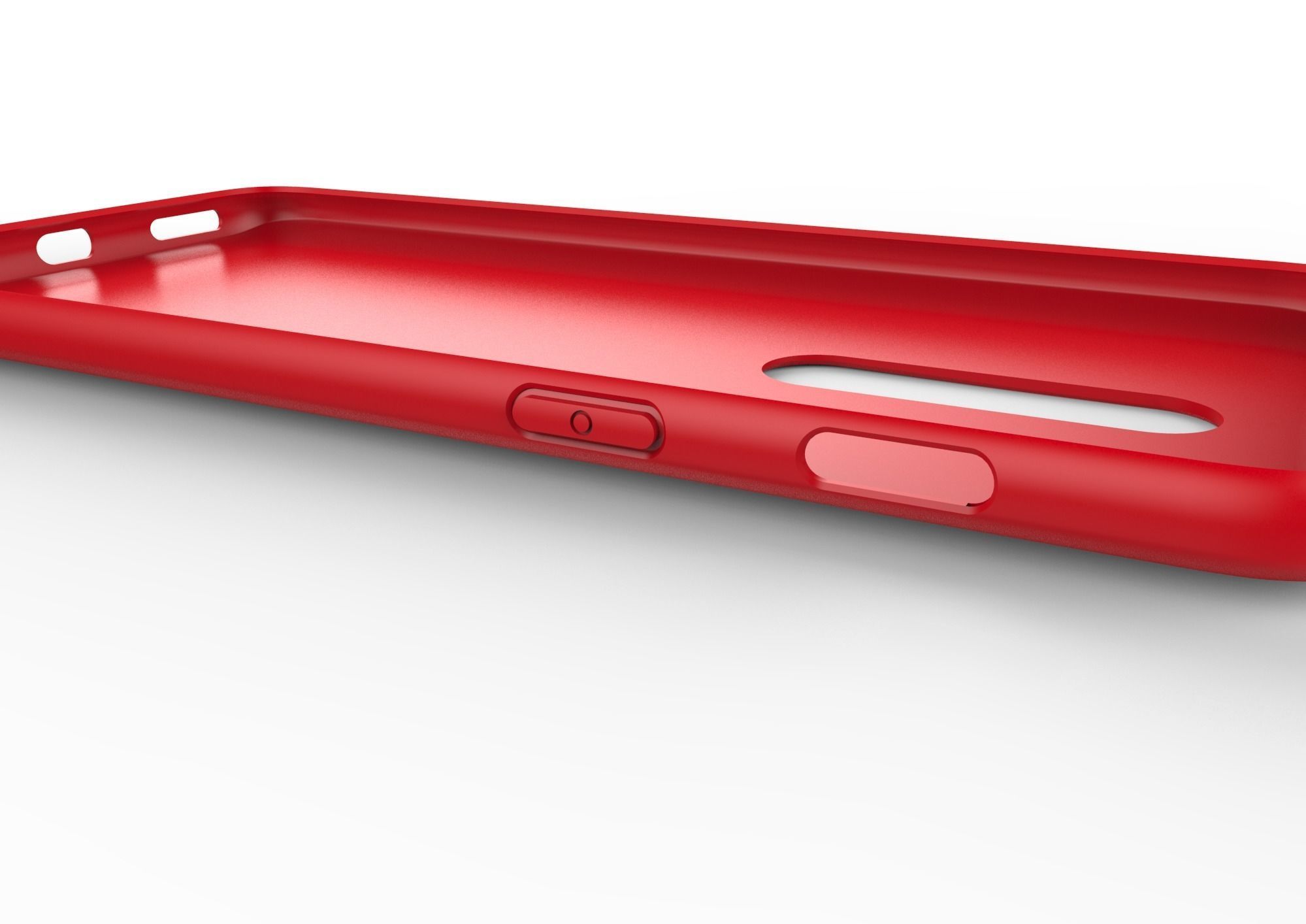Oneplus 6 RED case design 3D model 3D print model_1