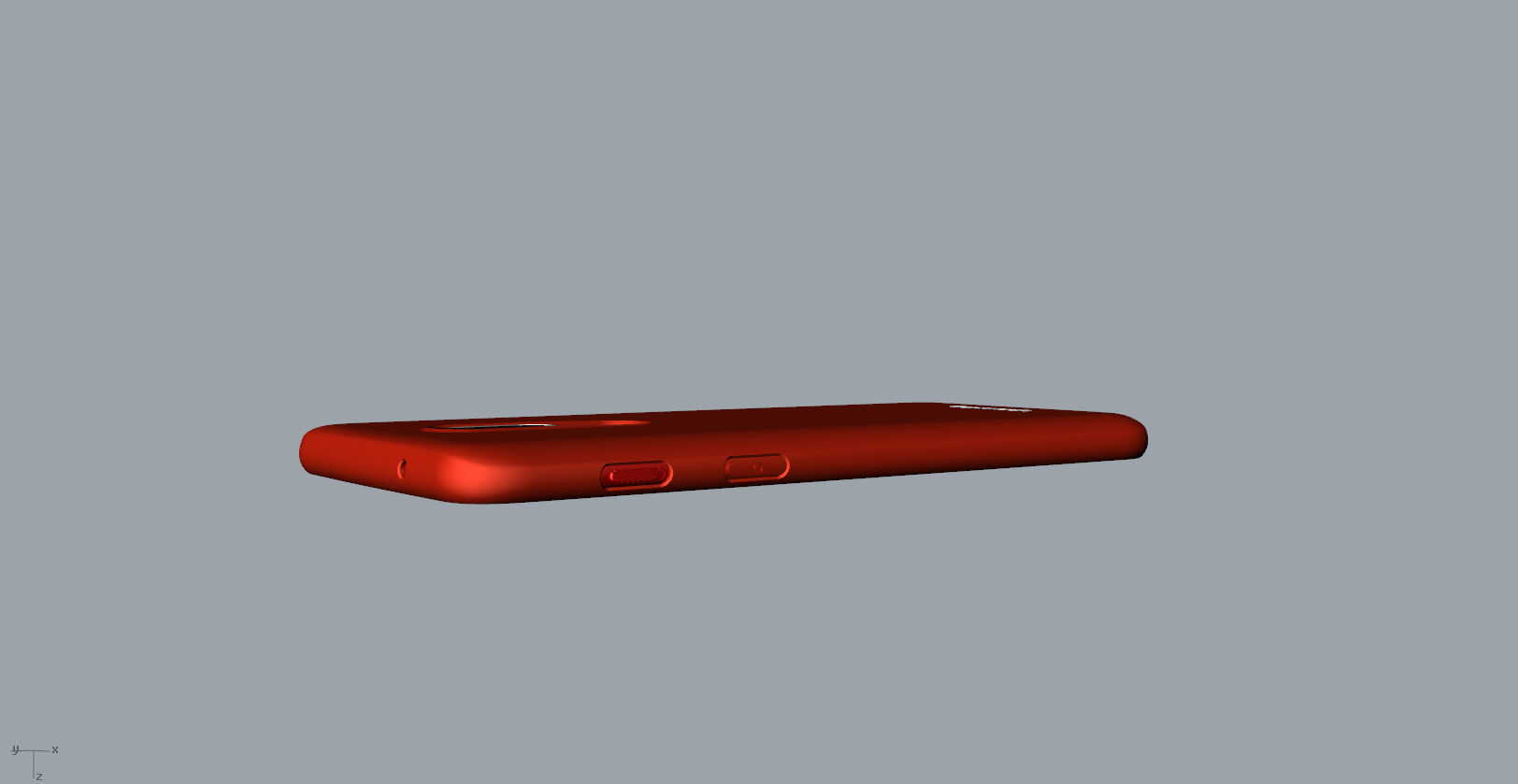 Oneplus 6 RED case design 3D model 3D print model_12