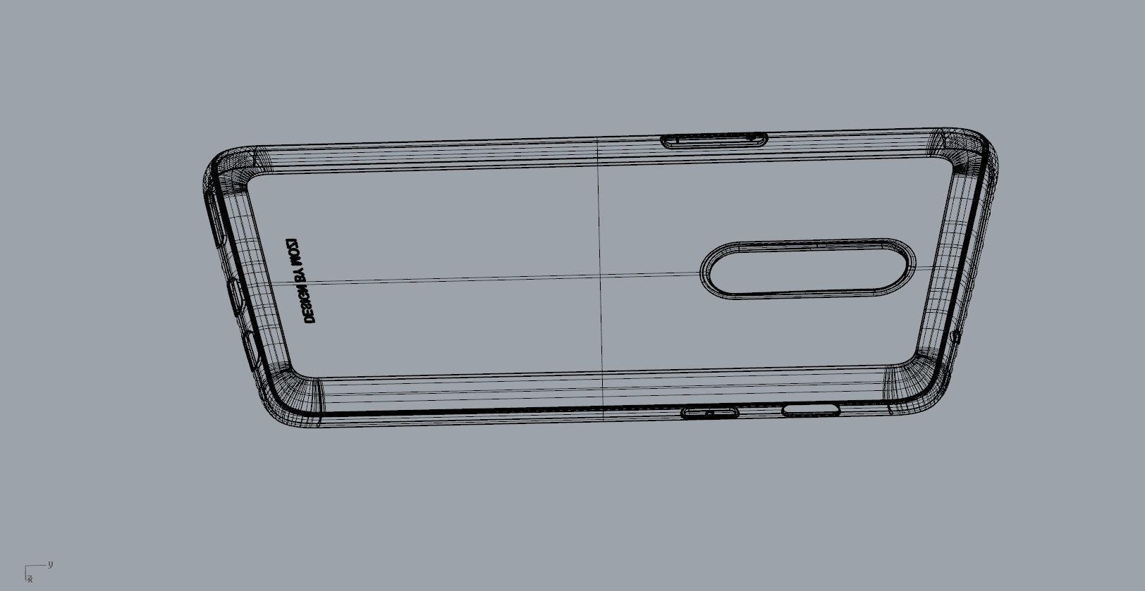 Oneplus 6 RED case design 3D model 3D print model_35