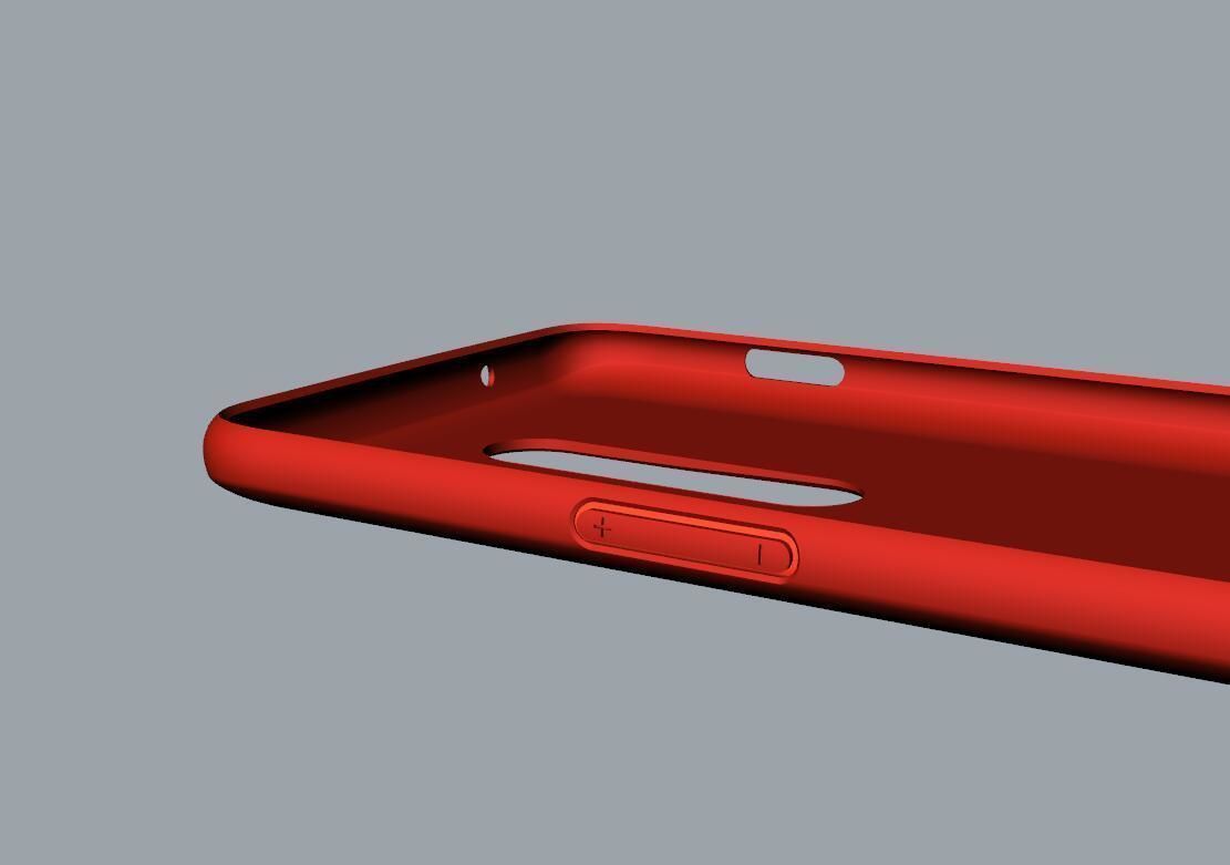 Oneplus 6 RED case design 3D model 3D print model_11