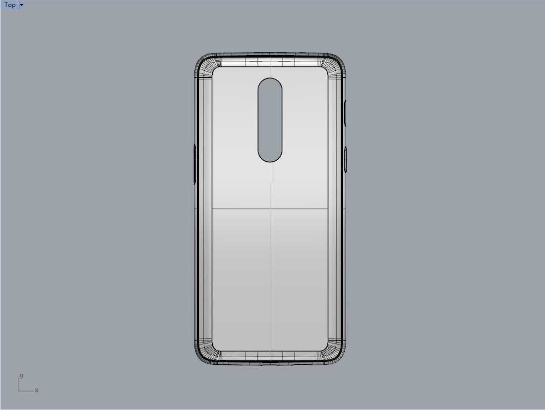 Oneplus 6 RED case design 3D model 3D print model_31