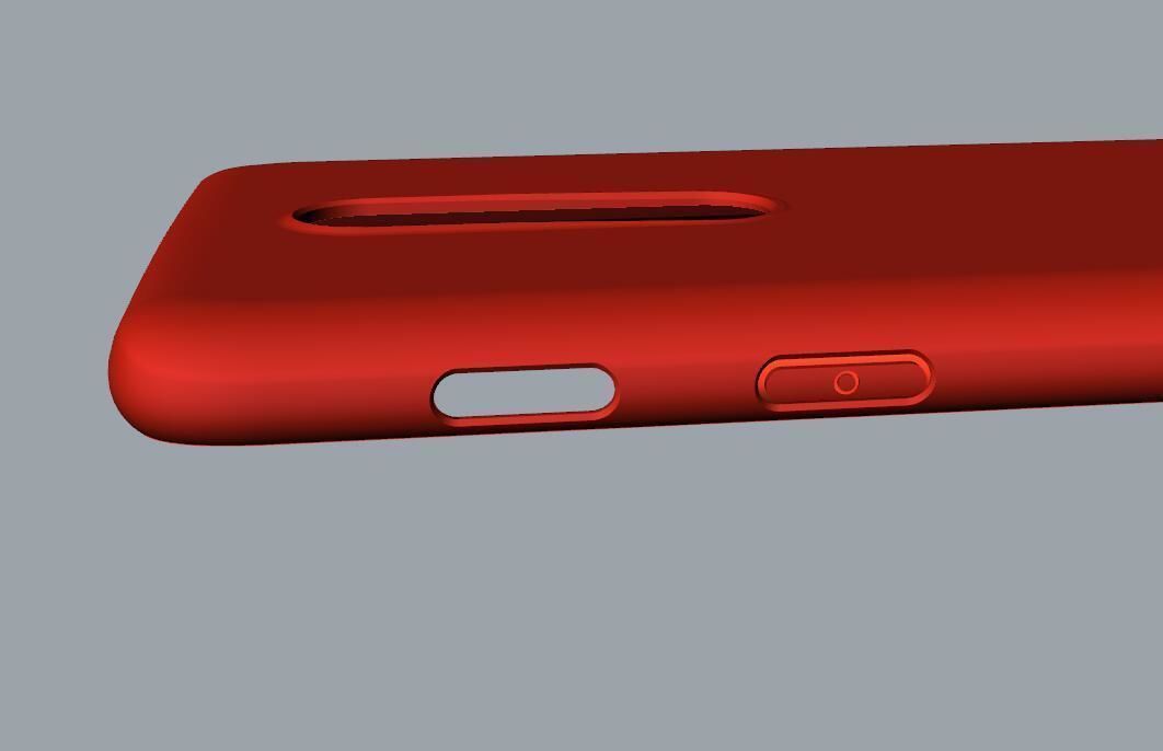 Oneplus 6 RED case design 3D model 3D print model_9