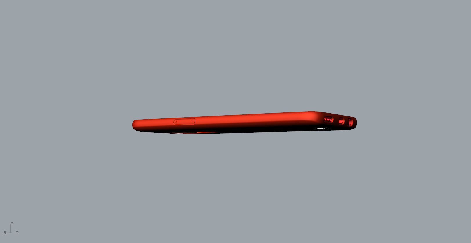 Oneplus 6 RED case design 3D model 3D print model_17