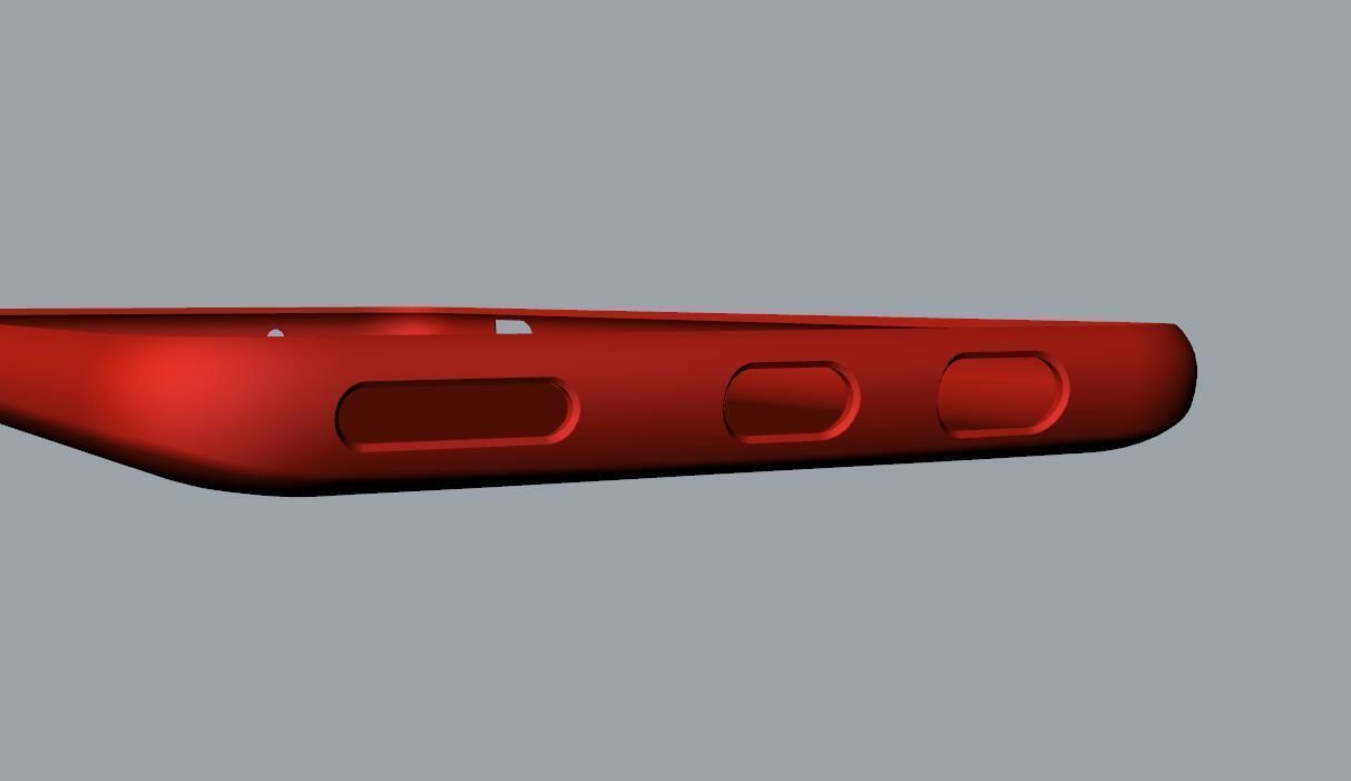 Oneplus 6 RED case design 3D model 3D print model_8